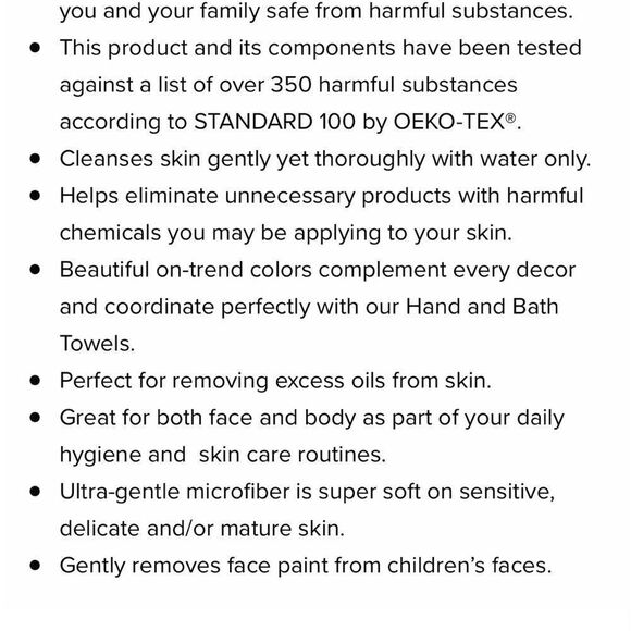 Norwex Mini Face & Body Cloths set of 3 NWT - Picture 6 of 6